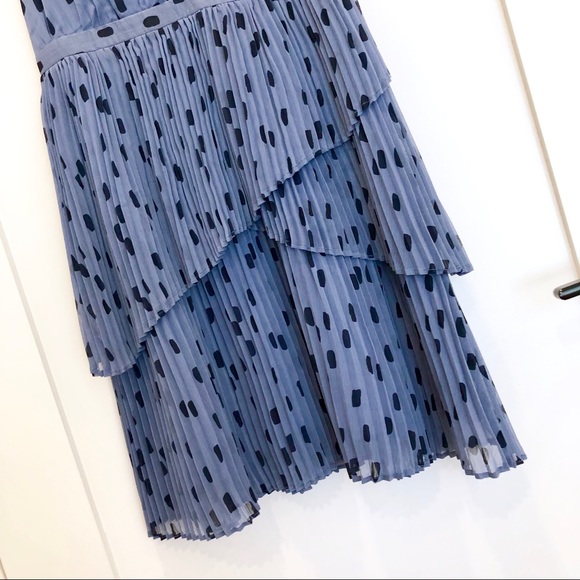 Banana Republic Dainty Polka Dot & Ruffle Dress 0P - Picture 2 of 5